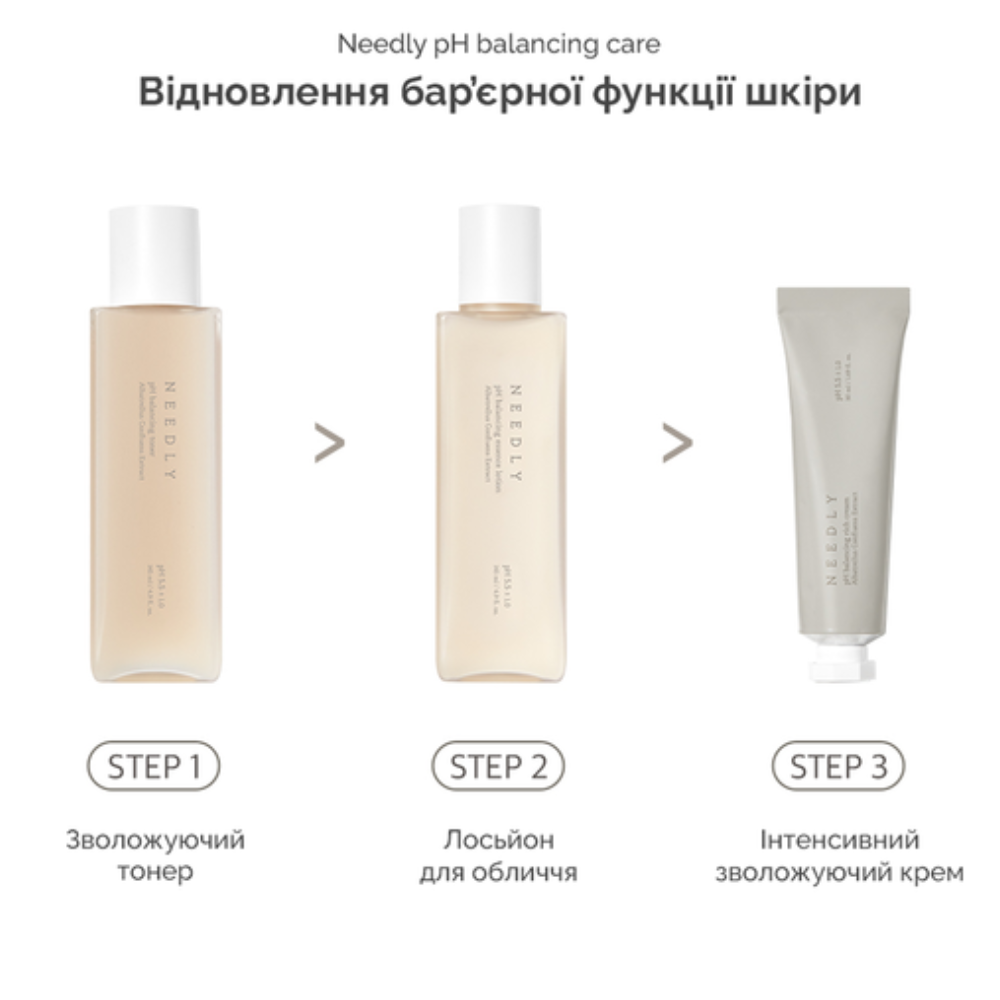 NEEDLY pH Restore Skincare Essentials - Набір базового догляду для відновлення та підтримка pH-балансу шкіри - фото №2